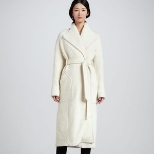 Women's Long Robe-Style Coat - Theyskens' Theory